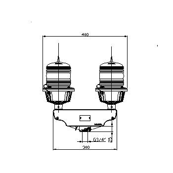 Low Intensity Obstruction Light