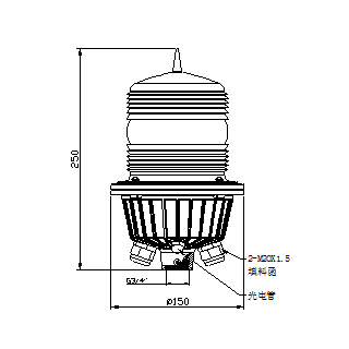 Low Intensity Obstruction Light