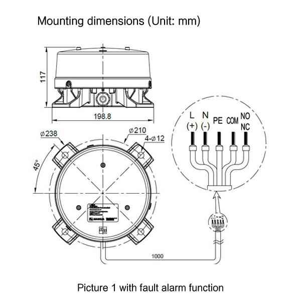 Medium Intensity Aviation Obstruction Light